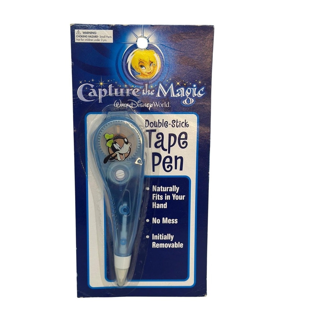 NIB‎ Disney Parks World Goofy Double-Stick Tape Pen – Sealed Packaging